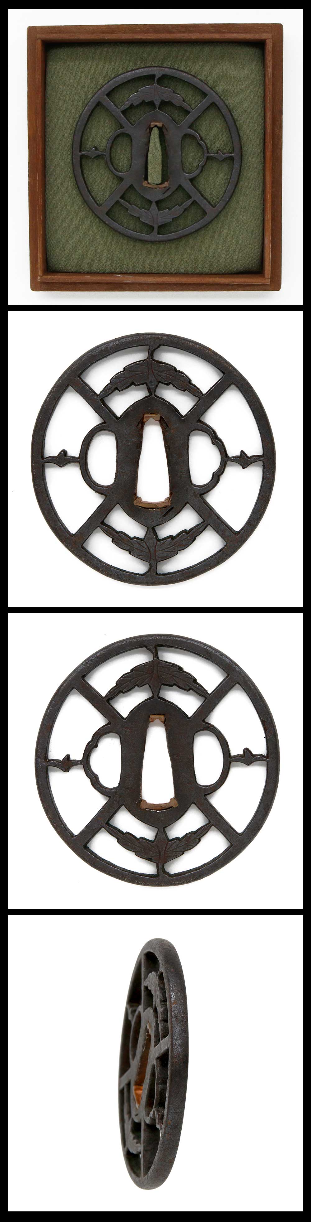 Tsuba: Unsigned Leaf — 2 of 2