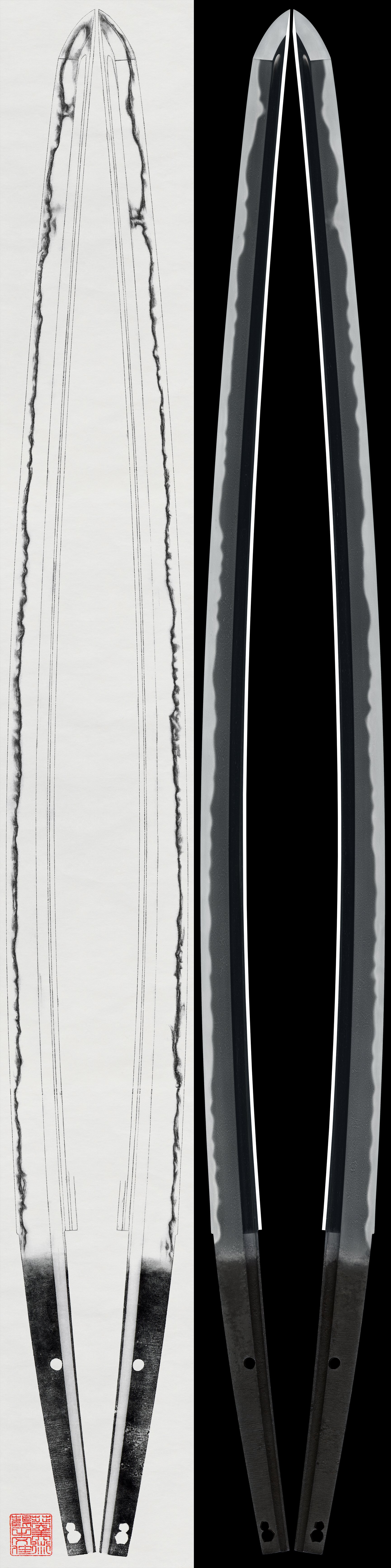 Katana:Mumei(Unsigned) (Sa Yoshisada 左吉貞) (65th NBTHK Juyo Token)