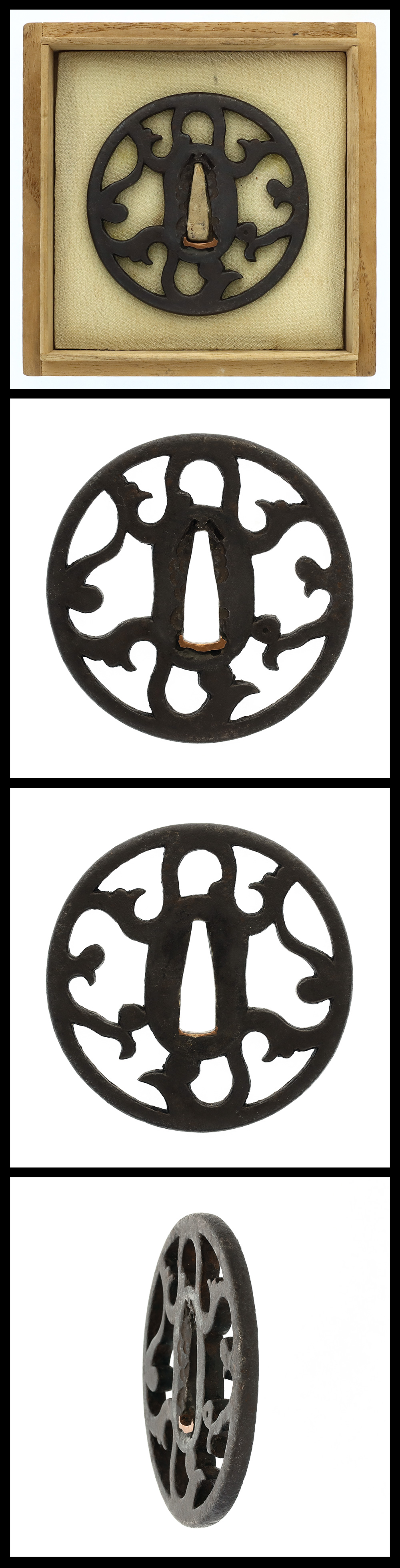 Tsuba: Mumei (Owari) (Edo Period) (NBTHK Hozon Tosogu) — 1 of 2