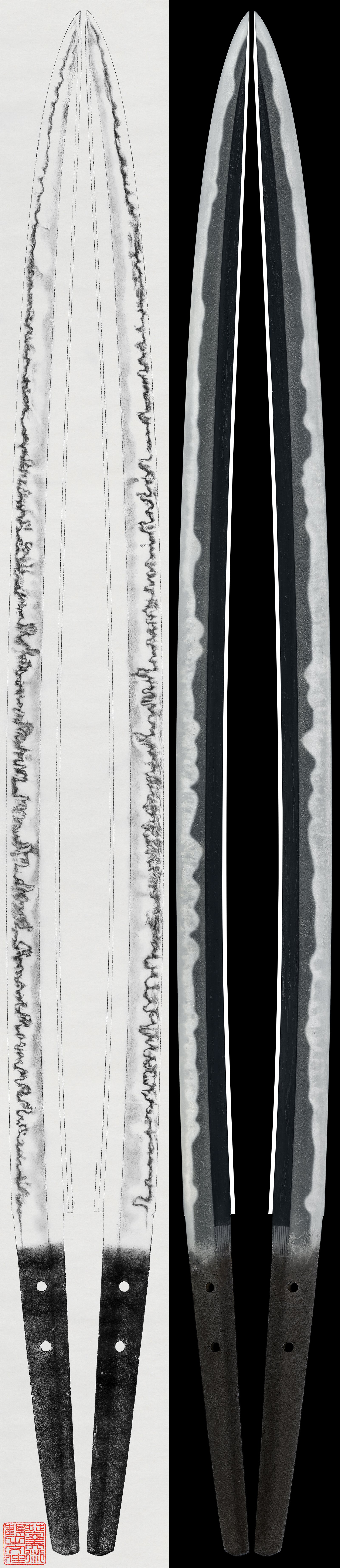 Naginata-Naoshi Katana: Mumei (Ichimonji)(62nd NBTHK Juyo Token) (Koshirae: NBTHK Hozon Tosogu)