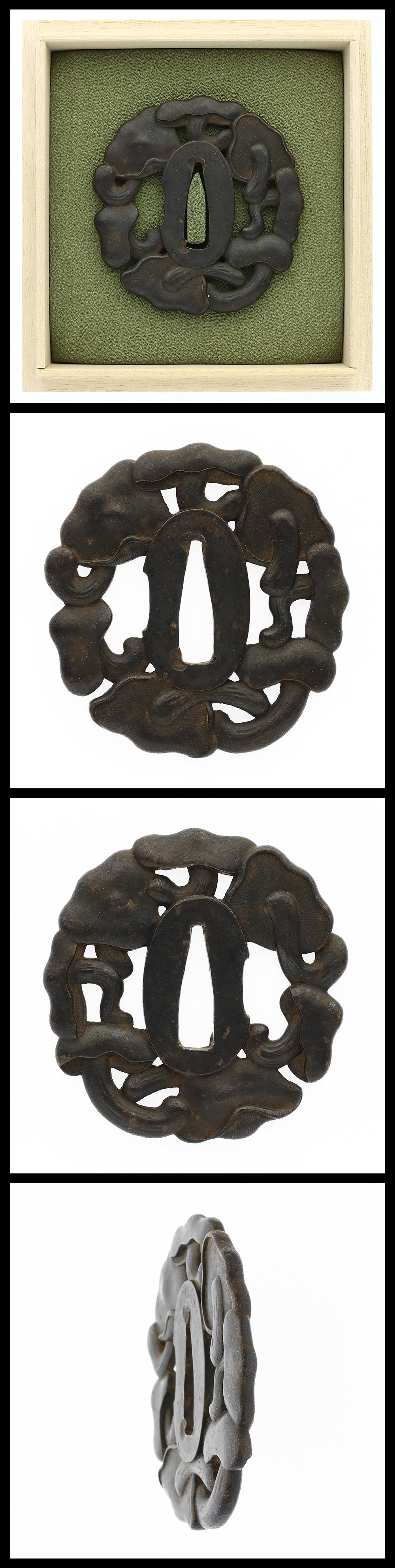 Tsuba: Unsigned - Mushrooms — 1 of 1
