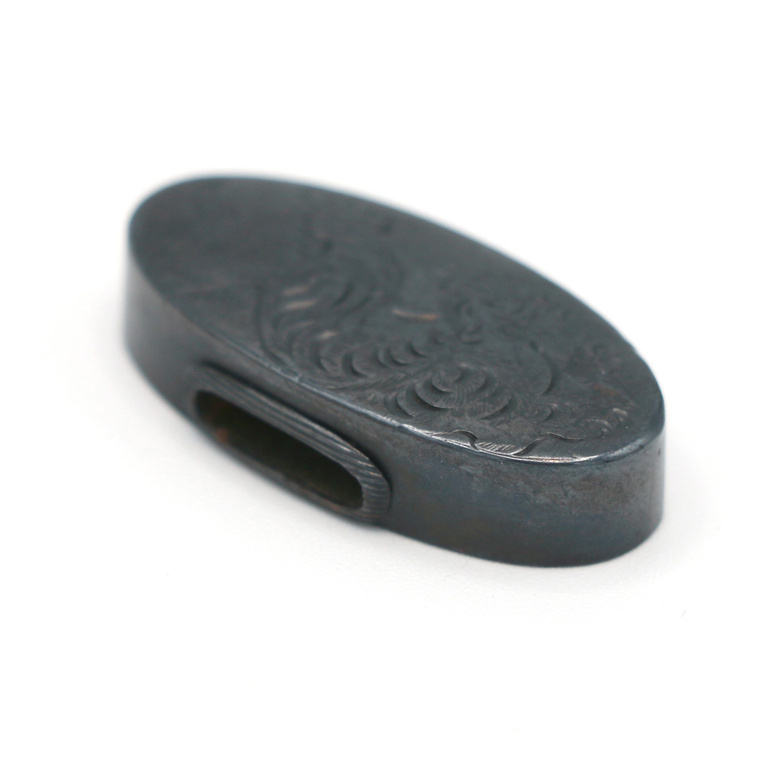 Fuchi-Kashira: Bamboo and Tiger Design — 4 of 7