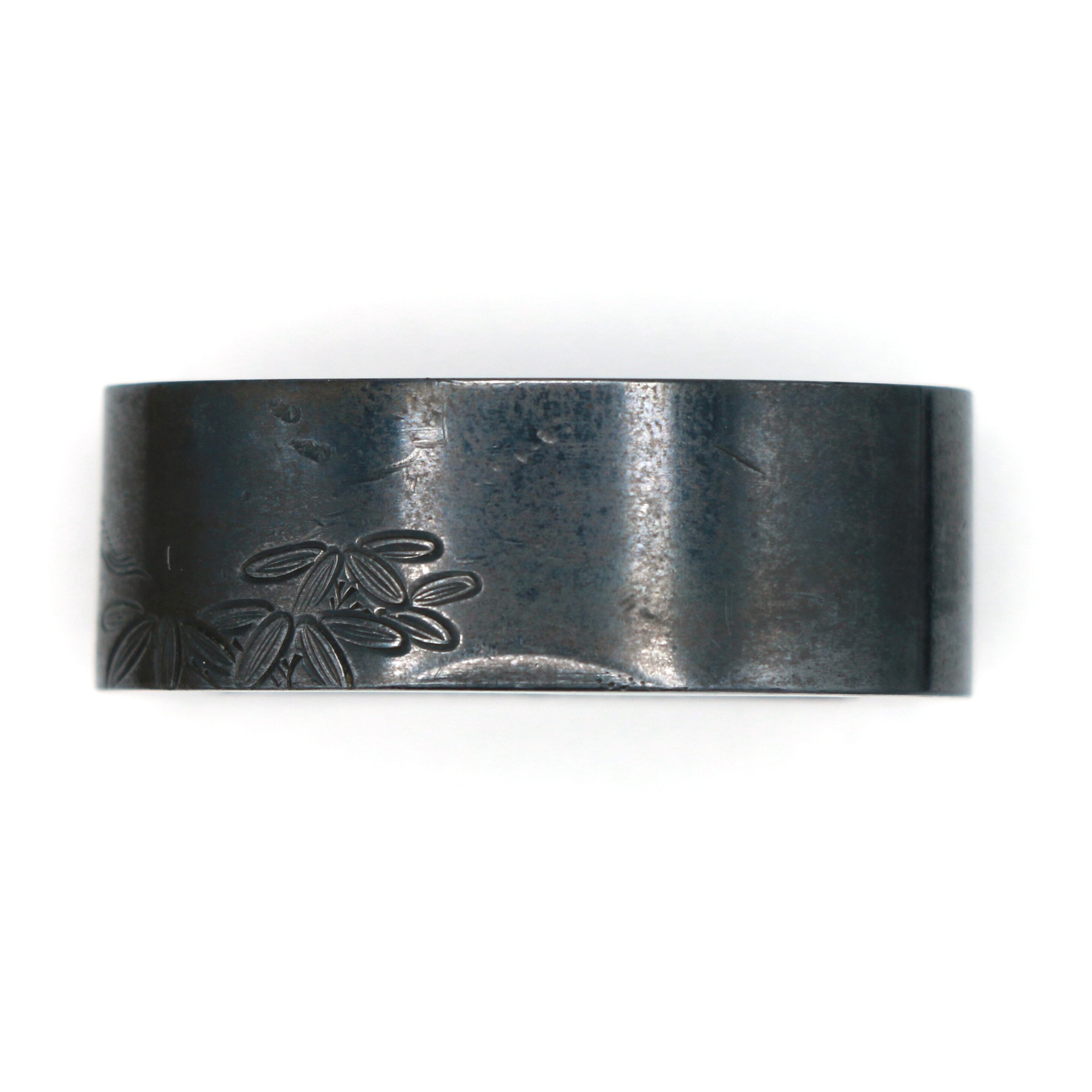 Fuchi-Kashira: Bamboo and Tiger Design — 6 of 7