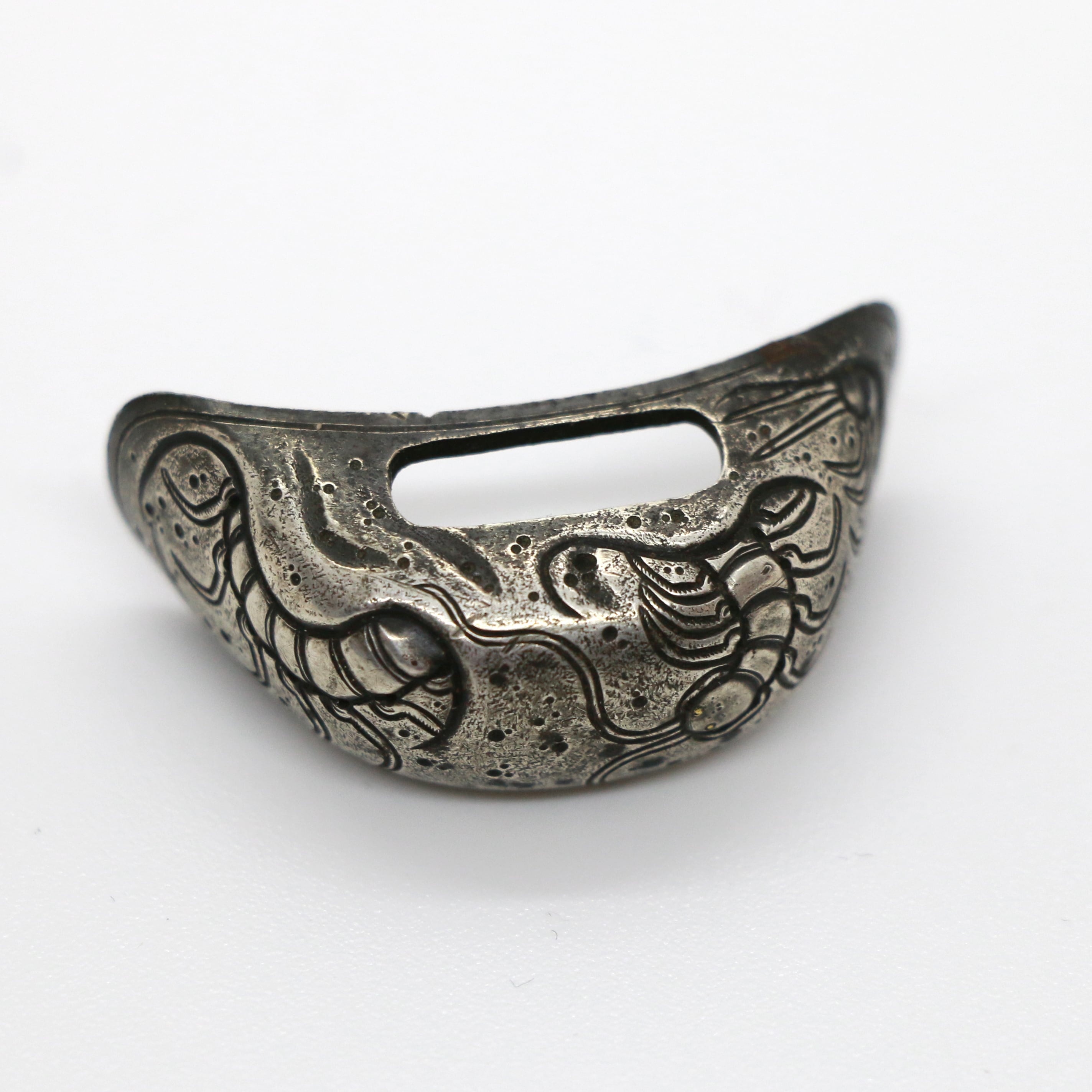 Mitokoromono: Solid Silver Centipede Design — 3 of 9