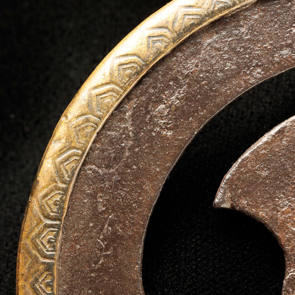 Tomoe Sukashi Tsuba, Mumei, Ko-Katchushi — 2 of 3