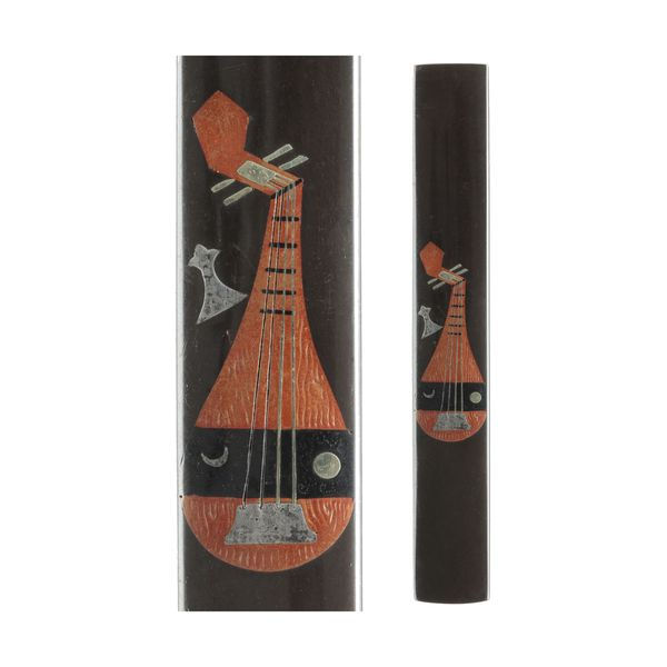 Kozuka: Benzaiten Rusumoyo Design, Mumei, Kaga Kinko for Koshirae — 1 of 2