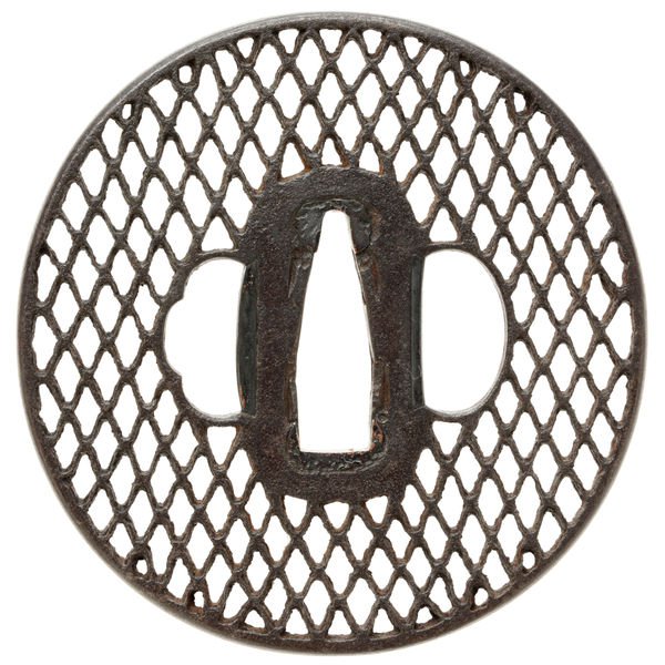 Tsuba: Mitsu-ura Sukashi, Unsigned Hayashi — 3 of 3