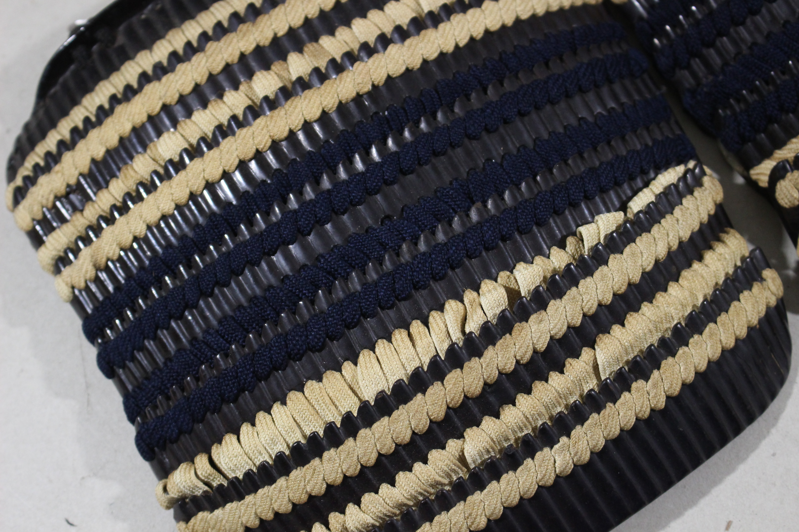 Tokubetsu Kicho Certificate: Black Lacquered Hon-kozane White Ito Odoshi Chu-kon Nimai-do Gusoku Y1-85 — 3 of 100