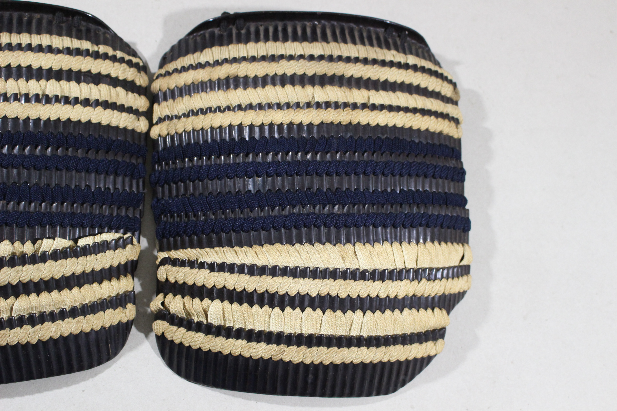 Tokubetsu Kicho Certificate: Black Lacquered Hon-kozane White Ito Odoshi Chu-kon Nimai-do Gusoku Y1-85 — 4 of 100