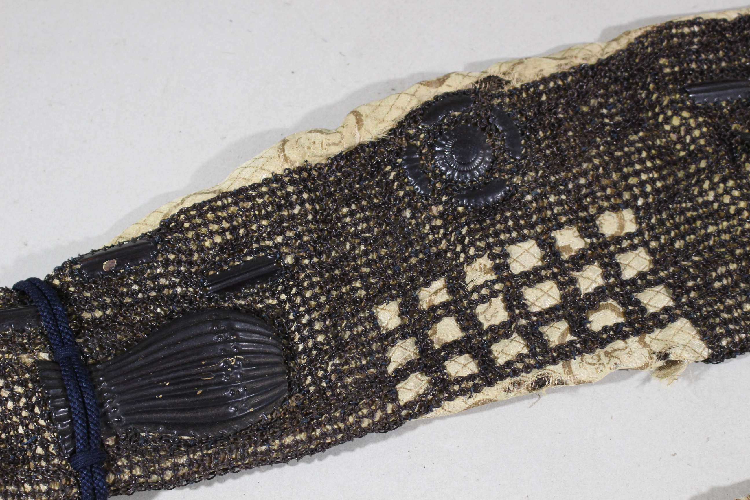 Tokubetsu Kicho Certificate: Black Lacquered Hon-kozane White Ito Odoshi Chu-kon Nimai-do Gusoku Y1-85 — 13 of 100