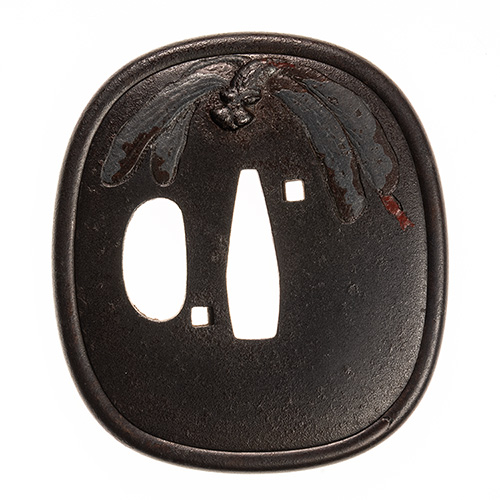 Mito Dragonfly Design Tsuba - Hozon Tosogu — 1 of 18