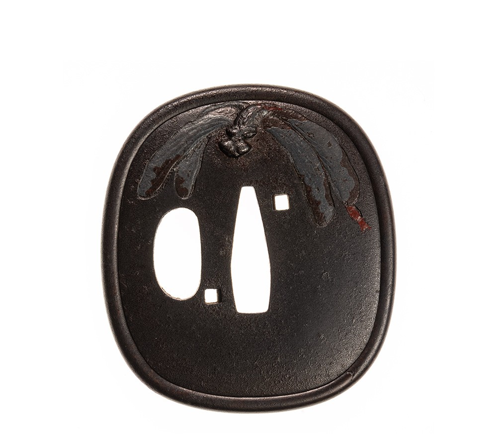 Mito Dragonfly Design Tsuba - Hozon Tosogu — 2 of 18