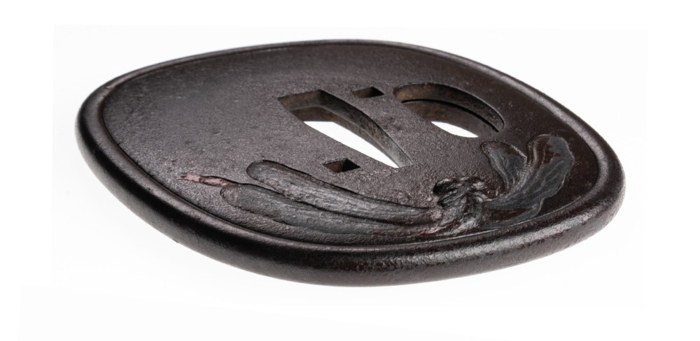 Mito Dragonfly Design Tsuba - Hozon Tosogu — 14 of 18