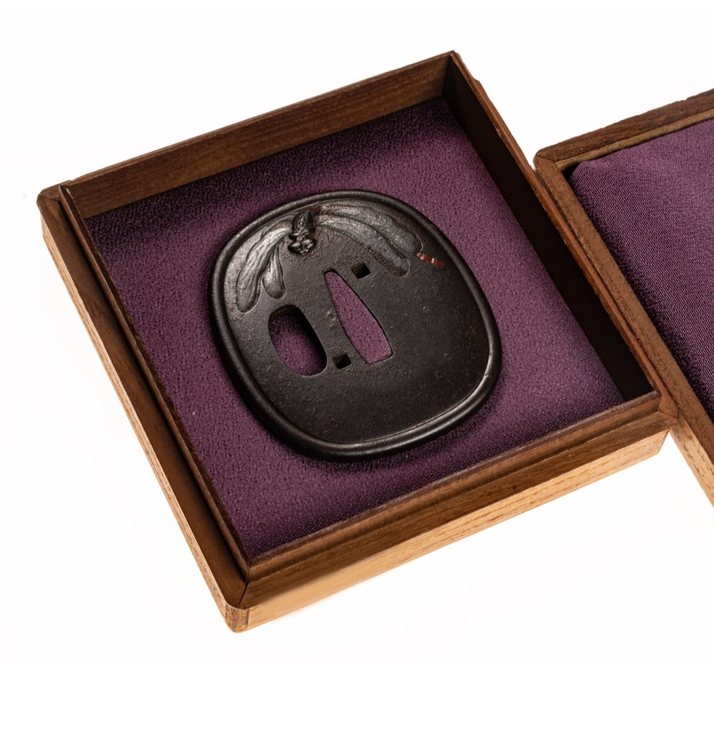 Mito Dragonfly Design Tsuba - Hozon Tosogu — 18 of 18