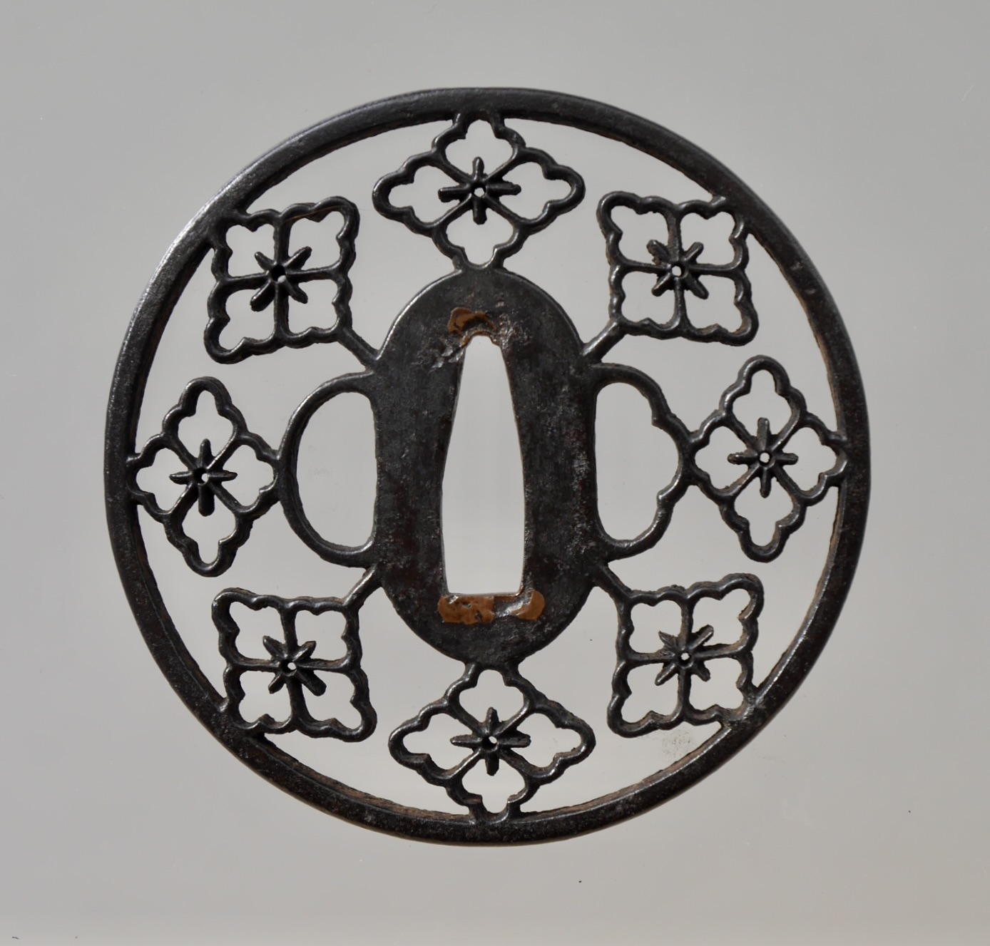 Tsuba: Yatsu Hanabishi Sukashi — 1 of 5