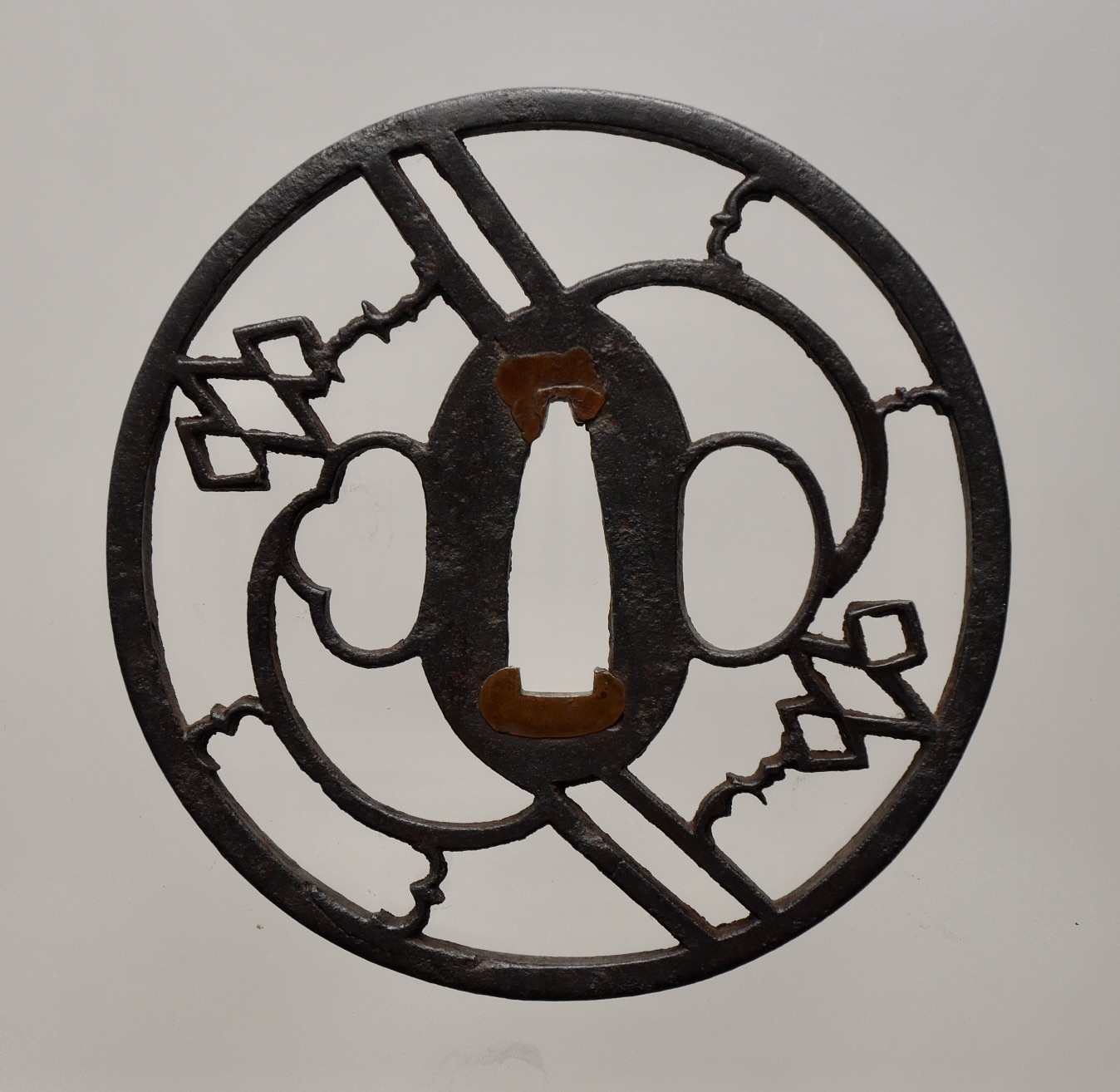 Tsuba: Futabiki Matsukawabishi Karigane Sukashi — 2 of 5