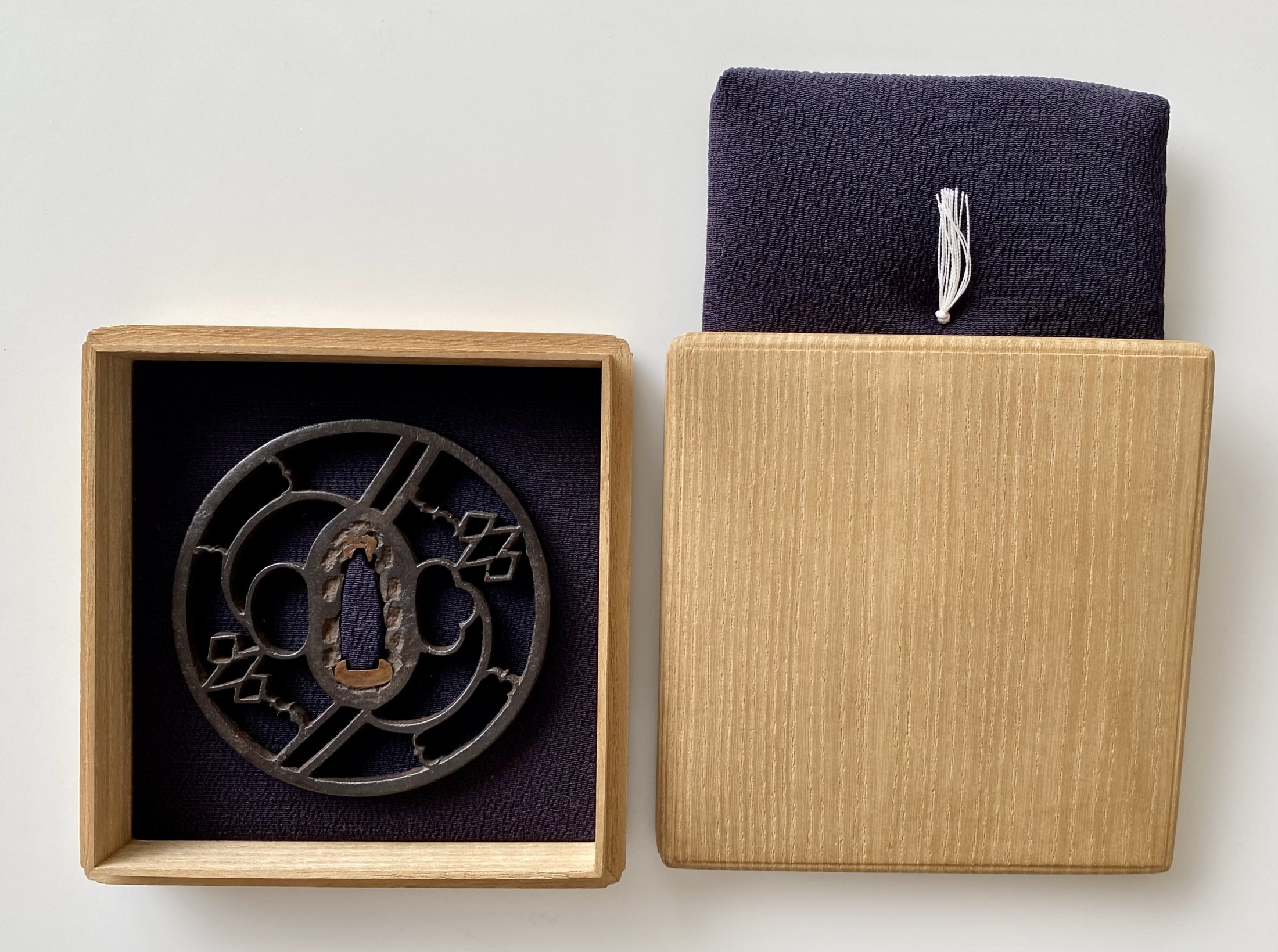 Tsuba: Futabiki Matsukawabishi Karigane Sukashi — 5 of 5