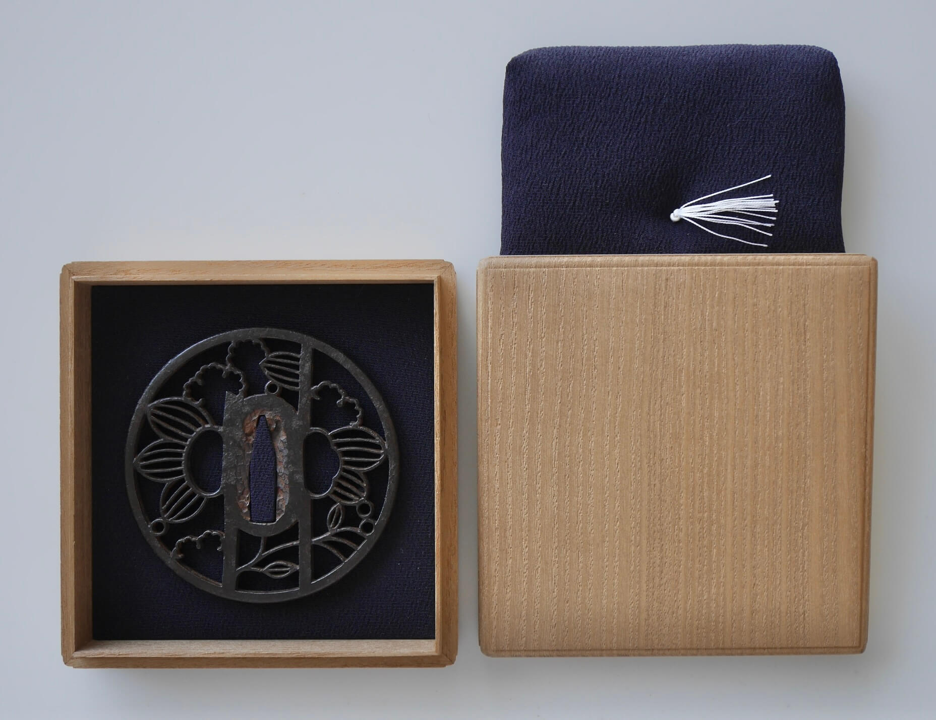Tsuba: Bamboo and Snow Openwork — 5 of 5