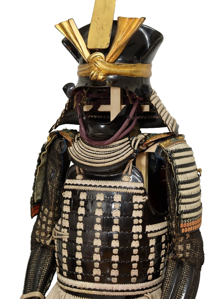 No.154 Iron Black Lacquer Goishigashira-zane Two-Piece Do Gusoku — 5 of 7
