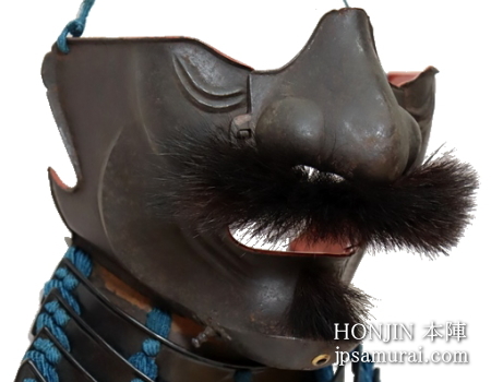 No.377 Russet Iron Fierce Face Menpo — 1 of 7