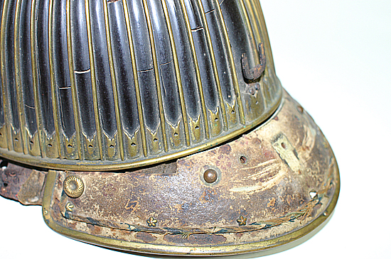 Iron Black Lacquer 62-Plate Soufukurin Suji Kabuto Hachi — 4 of 7