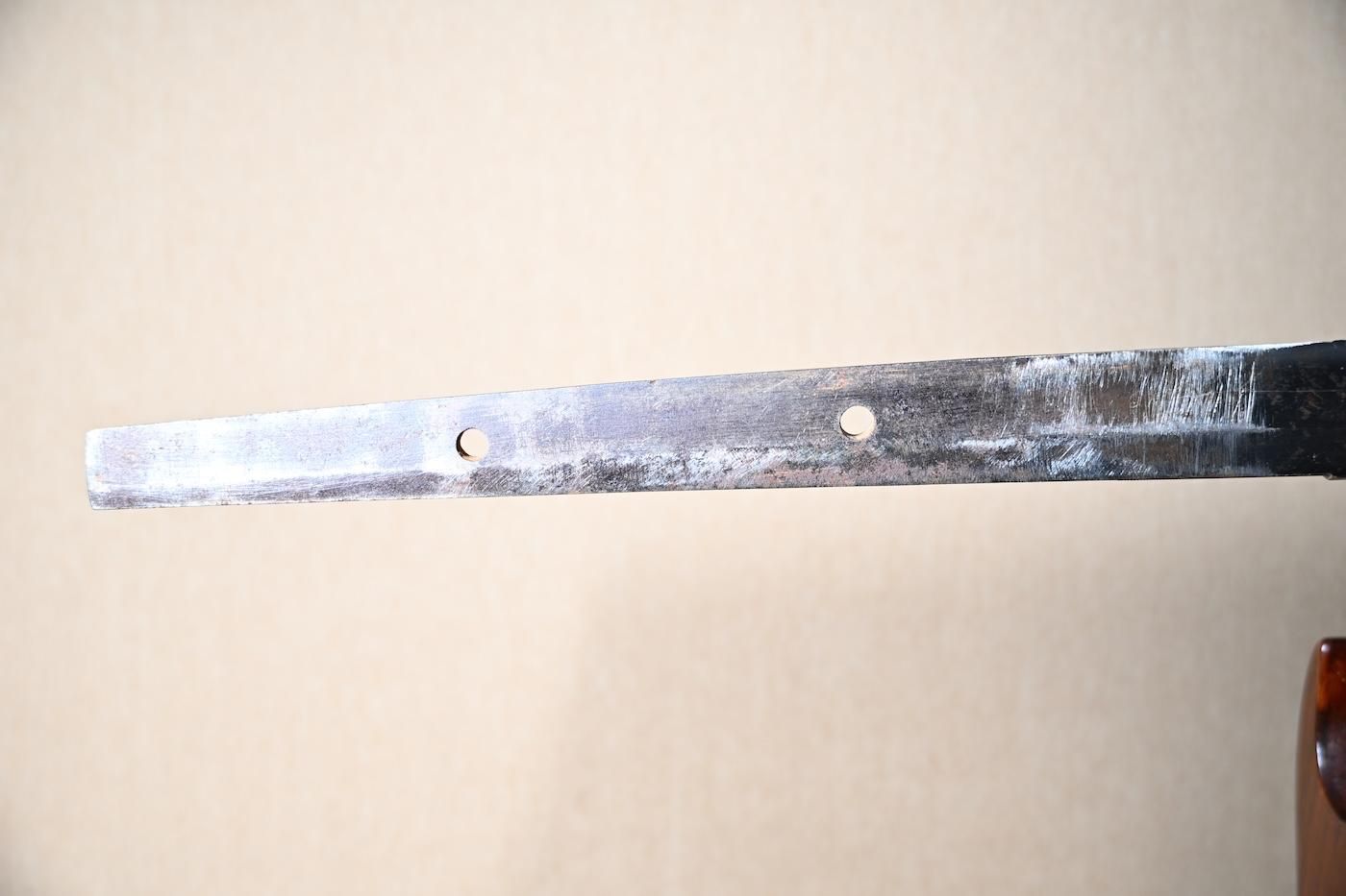 Katana: Unsigned (Mumei) 69.6cm with a relatively good Type 98 Gunto Koshirae, for appreciation, iai, or tameshigiri! — 5 of 50