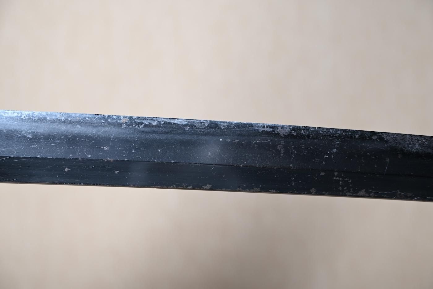 Katana: Unsigned (Mumei) 69.6cm with a relatively good Type 98 Gunto Koshirae, for appreciation, iai, or tameshigiri! — 9 of 50