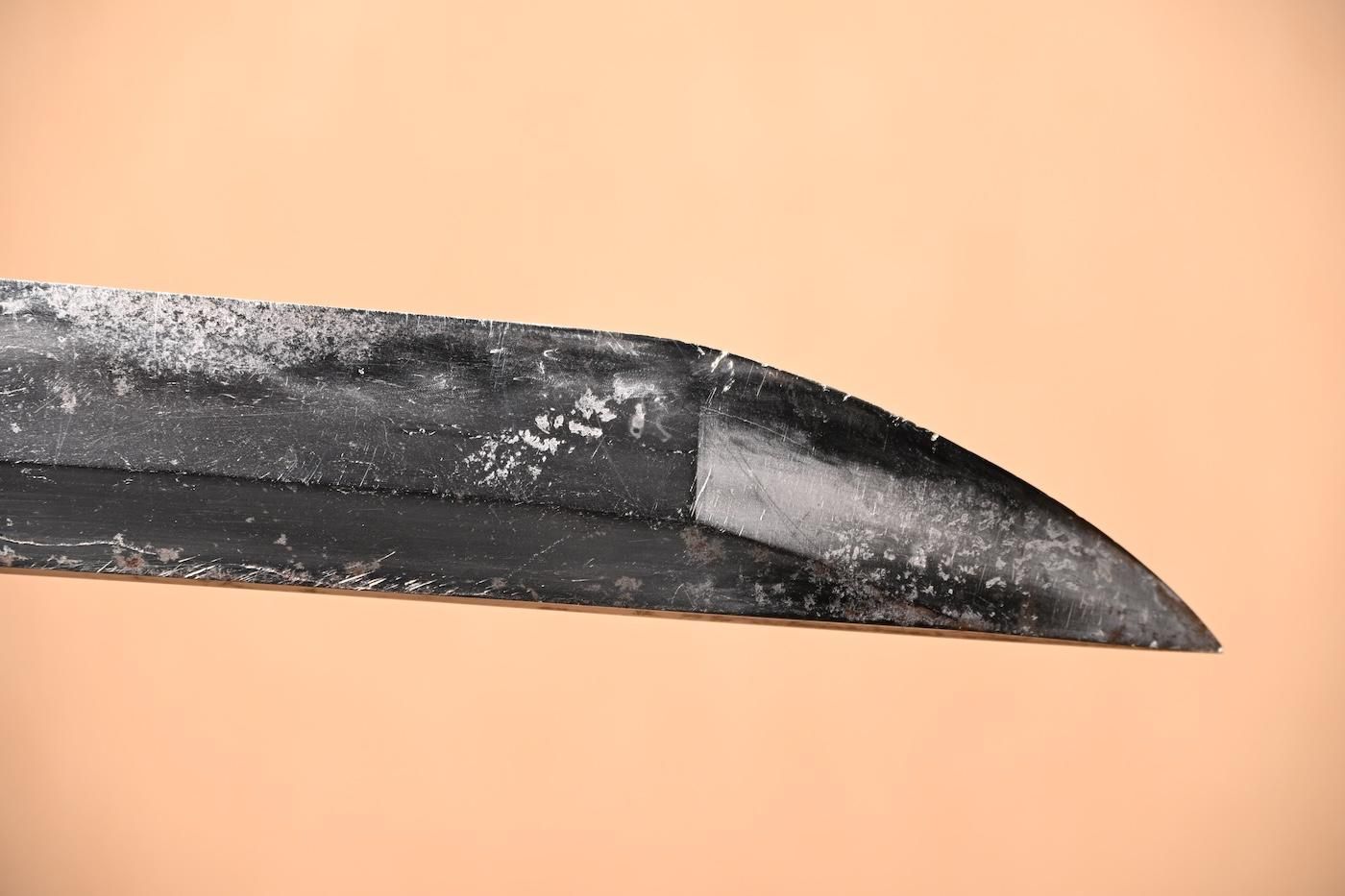 Katana: Unsigned (Mumei) 69.6cm with a relatively good Type 98 Gunto Koshirae, for appreciation, iai, or tameshigiri! — 16 of 50
