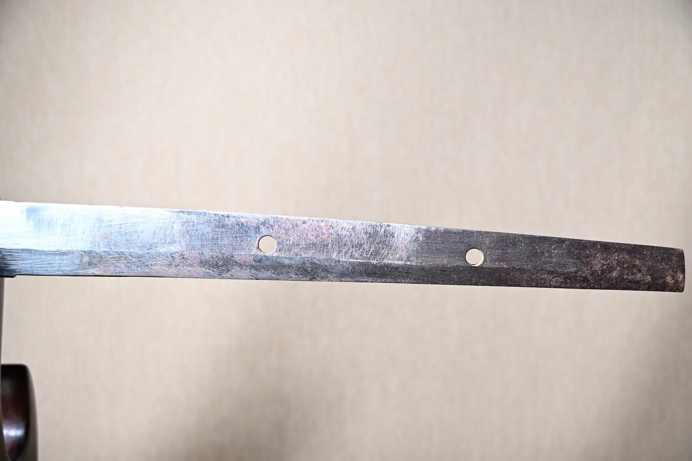 Katana: Unsigned (Mumei) 69.6cm with a relatively good Type 98 Gunto Koshirae, for appreciation, iai, or tameshigiri! — 23 of 50