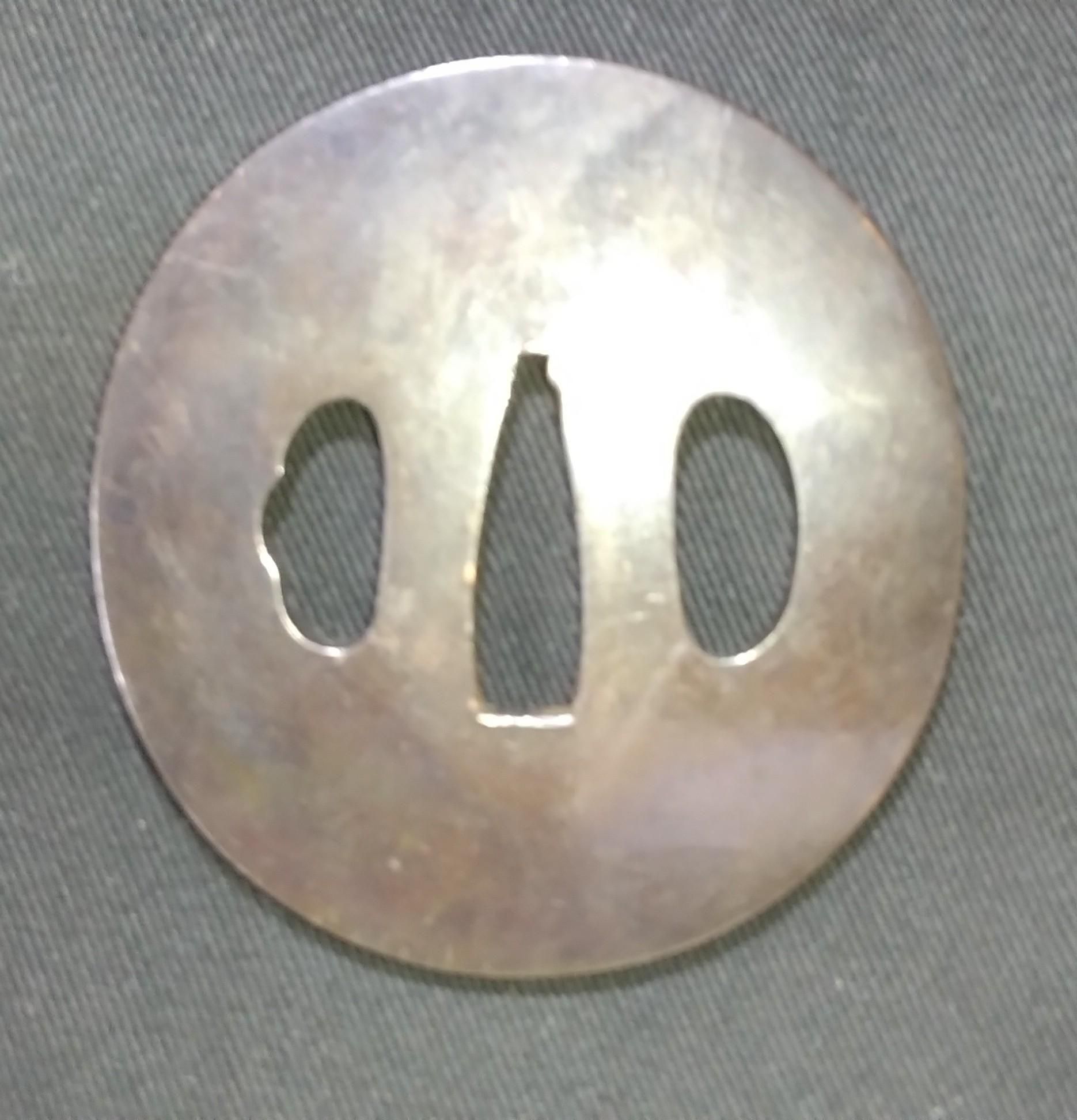 Tsuba: Antique Plate Tsuba (201) — 2 of 2