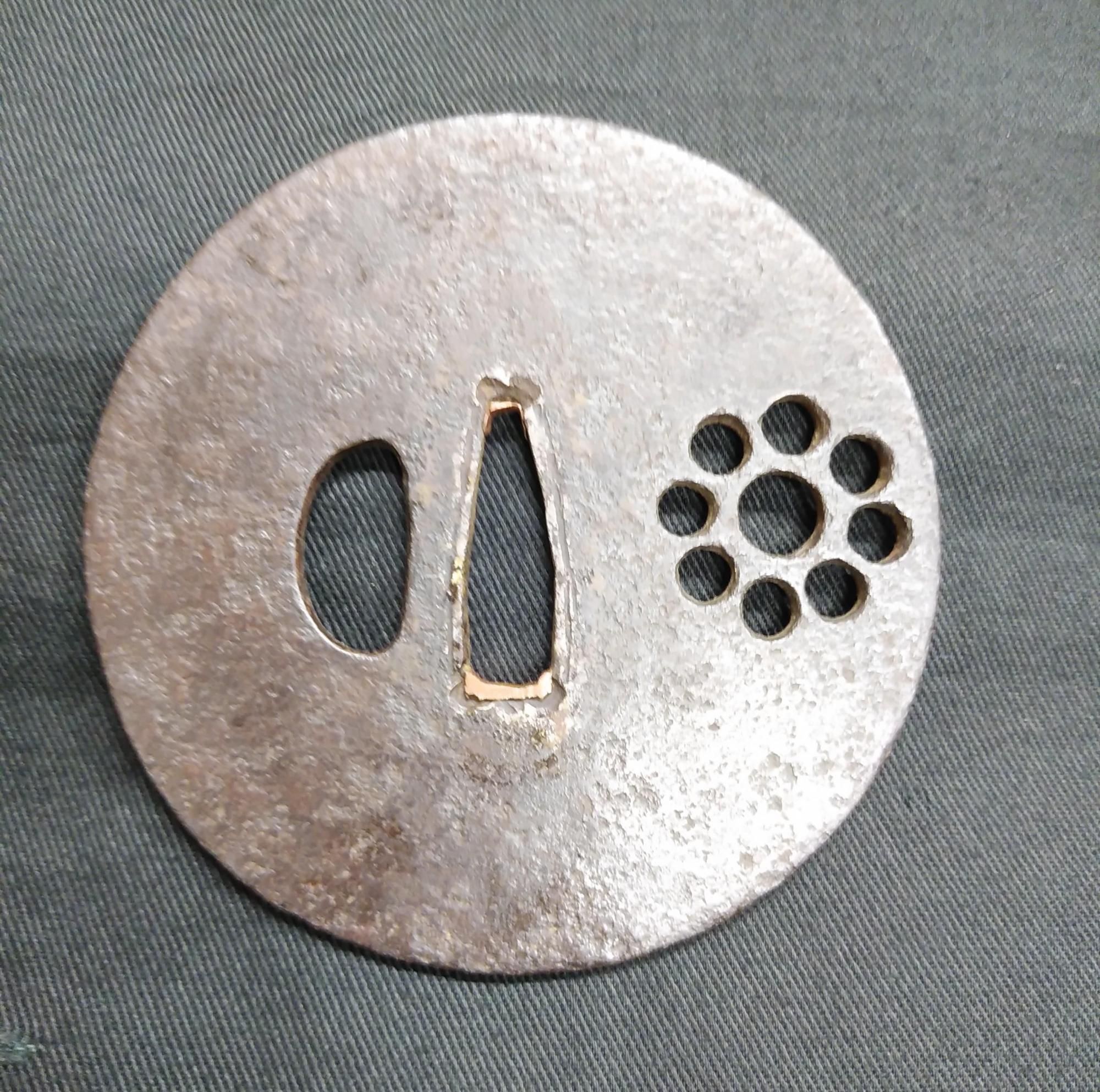 Antique Tsuba: Large Katchushi Style (211) — 2 of 4