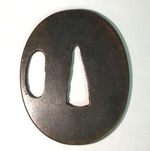 Antique Iron Tsuba for Tanto (128) — 1 of 2