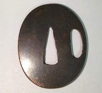 Antique Iron Tsuba for Tanto (128) — 2 of 2