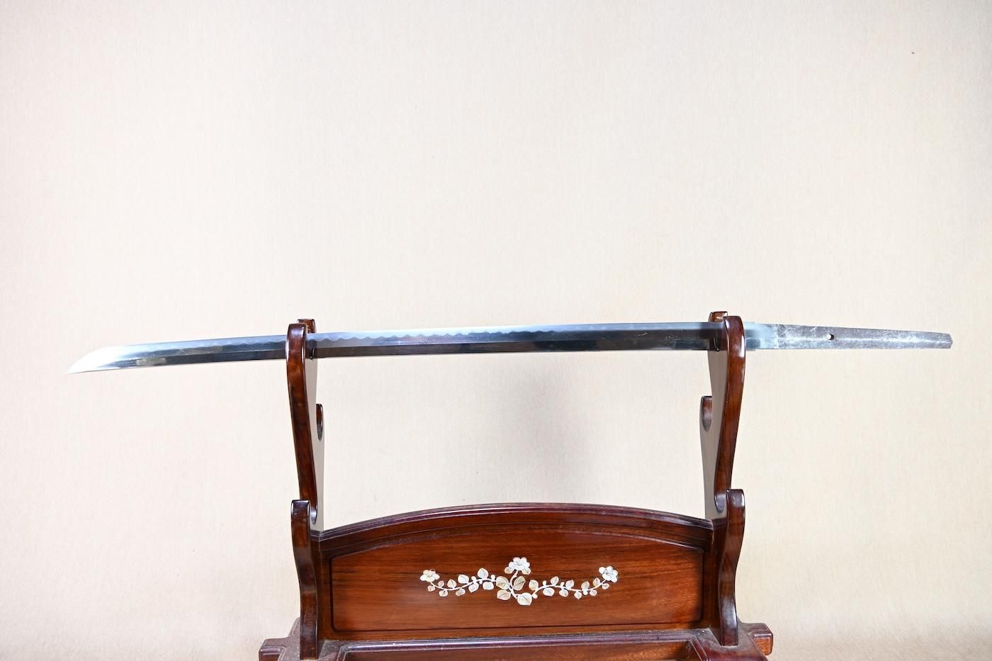 【特価 典型的幕末勤王刀】「無銘」69.7cm 、鑑賞に・拵を付け居合・試斬刀として!!! — 17 of 31