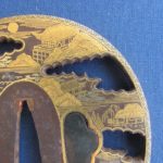 Tsuba: Spectacular Kenjo Tsuba, Omi Hakkei, Nearly Perfect — 4 of 9
