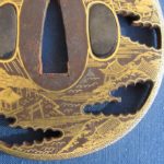Tsuba: Spectacular Kenjo Tsuba, Omi Hakkei, Nearly Perfect — 7 of 9