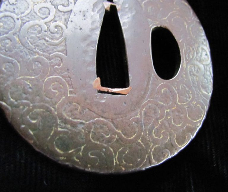 Tsuba: Kinko or Ko-Kinko with Gold — 9 of 10