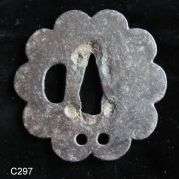 C297. Kikugata Iron Tsuba — 6 of 10