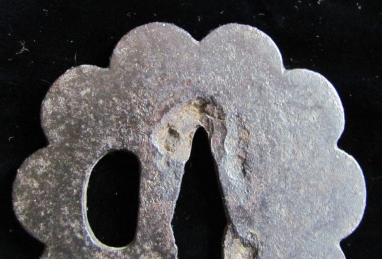 C297. Kikugata Iron Tsuba — 7 of 10