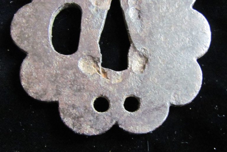 C297. Kikugata Iron Tsuba — 8 of 10