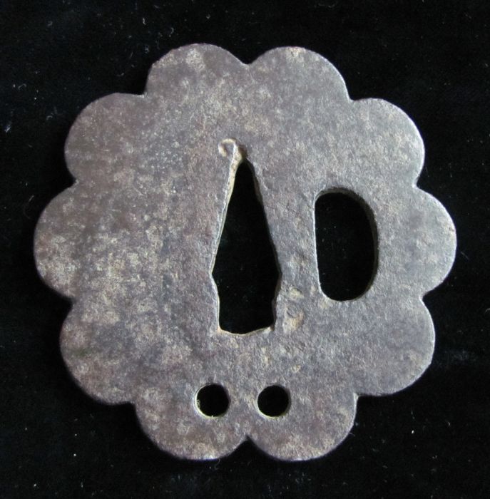 C297. Kikugata Iron Tsuba — 9 of 10