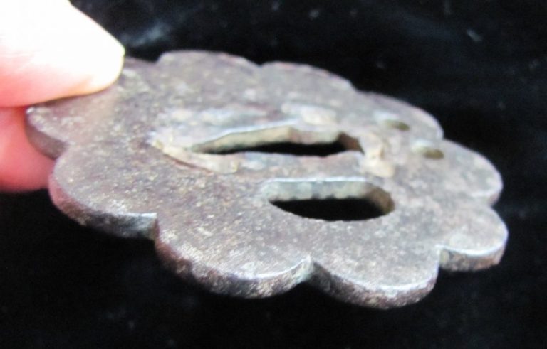 C297. Kikugata Iron Tsuba — 10 of 10