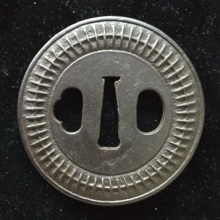 鍔 H570. Shingen Mukade Tsuba | 日本刀ウォッチ