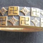 Shakudo and Brass Fuchi Kashira: Manji — 3 of 10