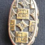 Shakudo and Brass Fuchi Kashira: Manji — 5 of 10