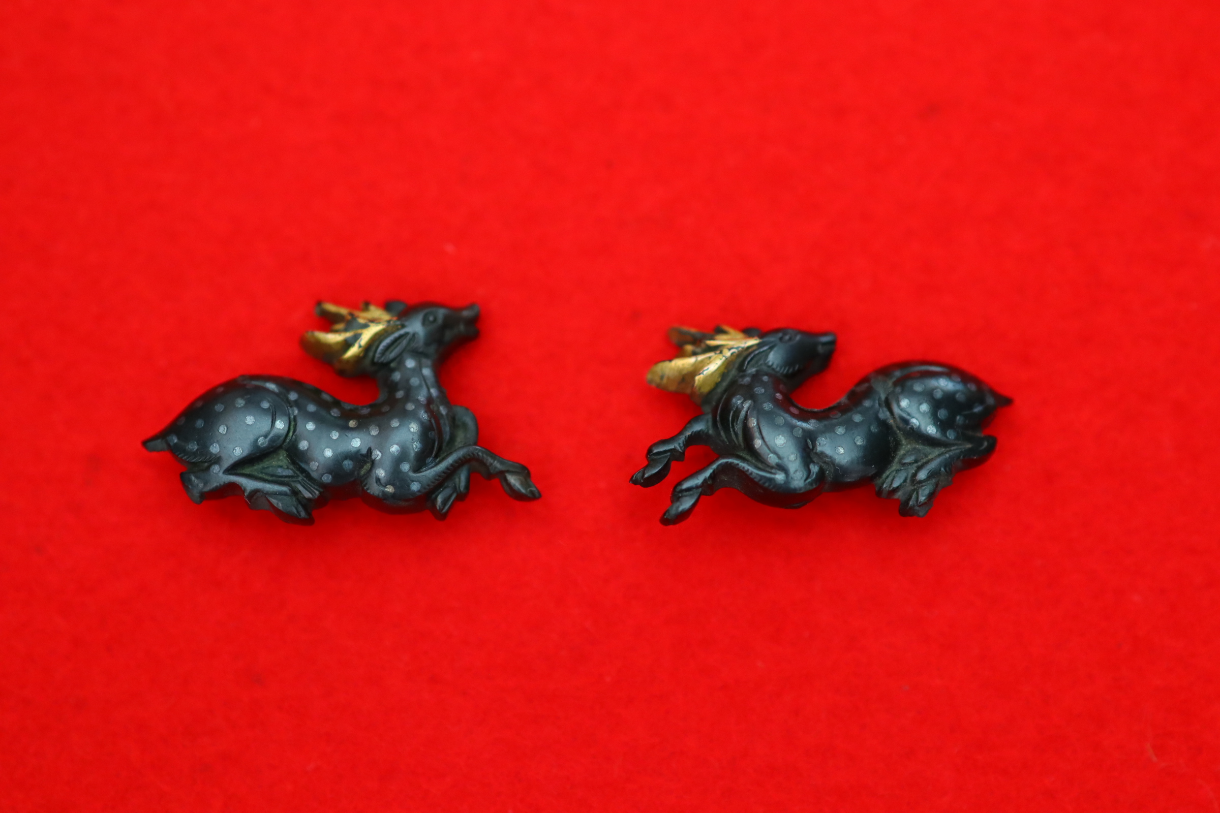 Menuki: Unsigned, Deer Design — 1 of 4