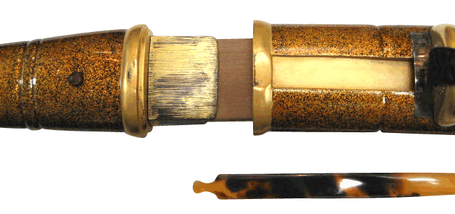 Gold Nashiji Aikuchi Tanto Koshirae — 4 of 6