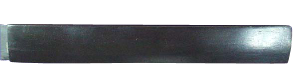 Tanto Koshirae: Brown Lacquered Mounting with Mitsudomoe Crest — 13 of 15