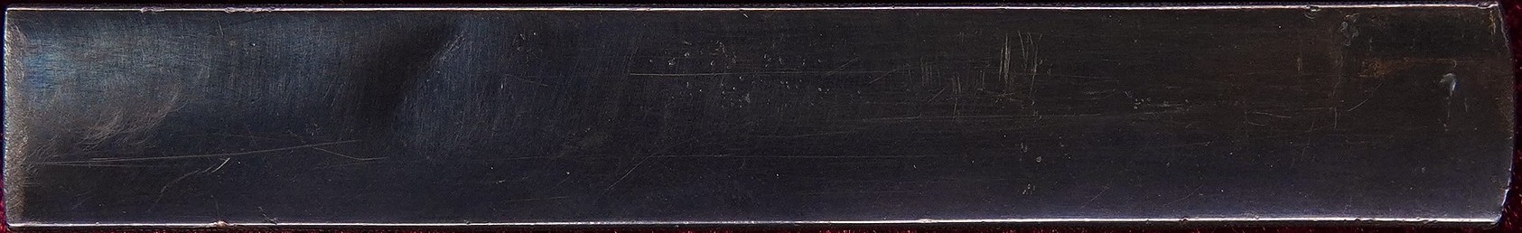Hozon Tosogu: Kozuka with Fisherman under Moonlight Design, Kyo-Kinko — 2 of 11