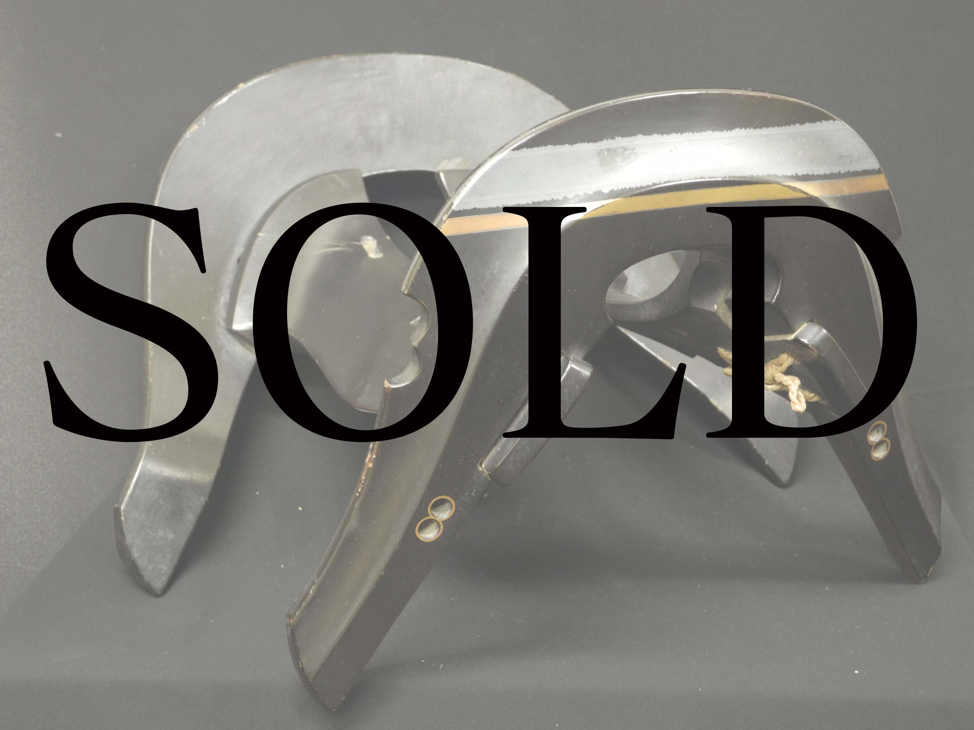 Black Lacquer with Gold and Silver Makie Umiari Suikan Saddle ~"Kaou"~ — 1 of 1